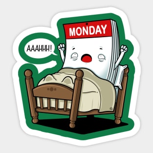 WAKE UP MONDAY Sticker